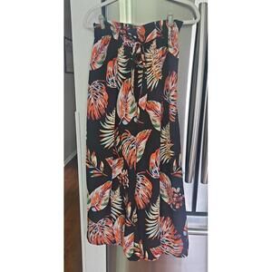 Split leg palazzo pants